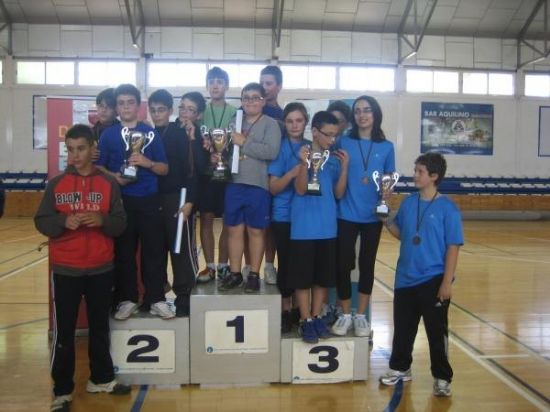 12 febrero - Final Regional Bádminton (Deporte Escolar) - San Pedro del Pinatar - 2